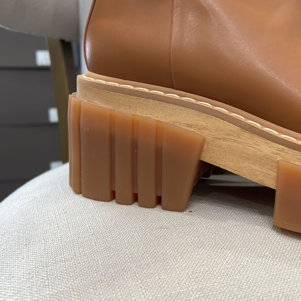 Stella McCartney Emilie Brown Leather Boots - Picture 3 of 9